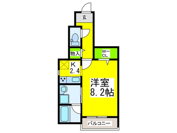 モンテローザの物件間取画像